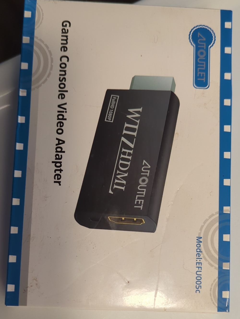 AV Outlet Wii to HDMI Video Adapter - Black